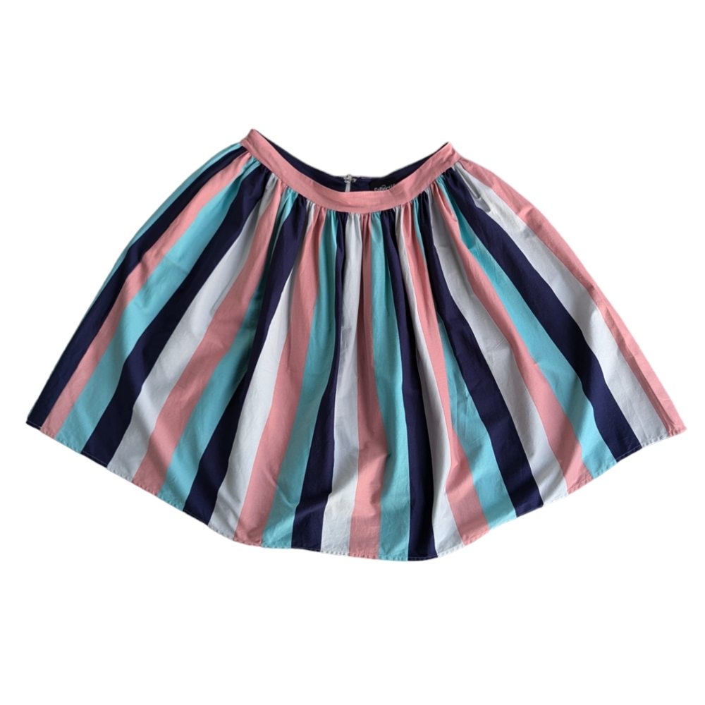Collectif London Seaside Stripes Skirt UK18/US14